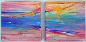 Abstract  Seascape x 2
